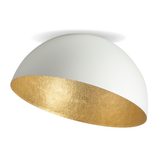 Sfera D50 lampa sufitowa 1-punktowa biała/złoty 32465