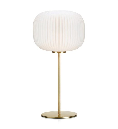 Markslojd Sober 107819 Lampa stołowa lampka 1x60W E27 mosiądz/biały