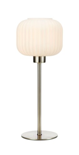 Markslojd lampa stołowa Sober 1L E14 stal/biała 38,1cm 108121