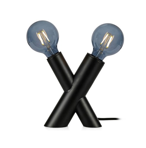Markslojd lampa stołowa Simul E14 + E27 czarna 18cm 108052