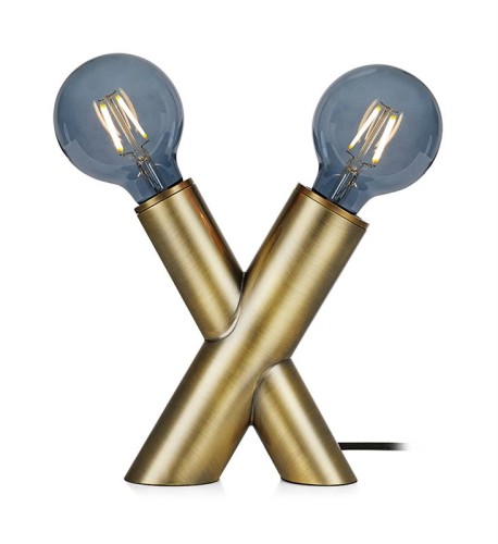 Markslojd lampa stołowa Simul E14 + E27 antyk 18cm 108053