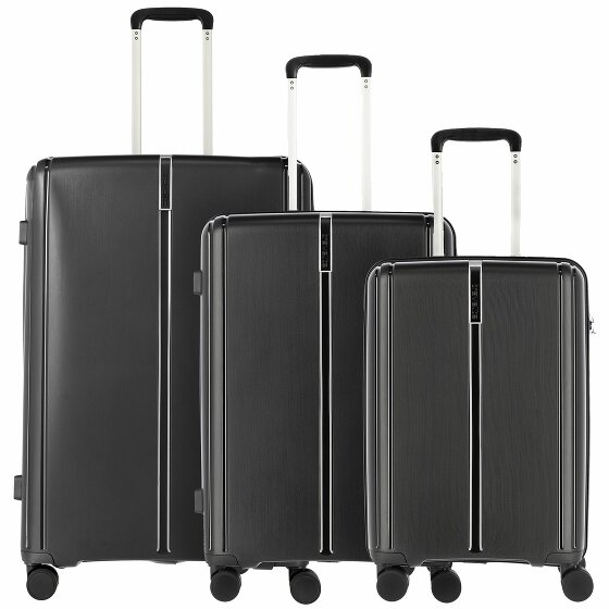 Travelite Vaka 4-Wheel Suitcase Set 3szt. schwarz