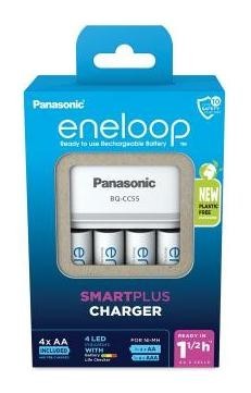 Panasonic Smartplus + 4x AA ENELOOP 2000 mAh