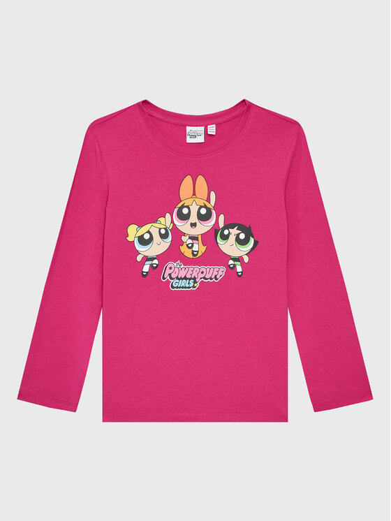 OVS Bluzka THE POWERPUFF GIRLS 1634768 Różowy Regular Fit