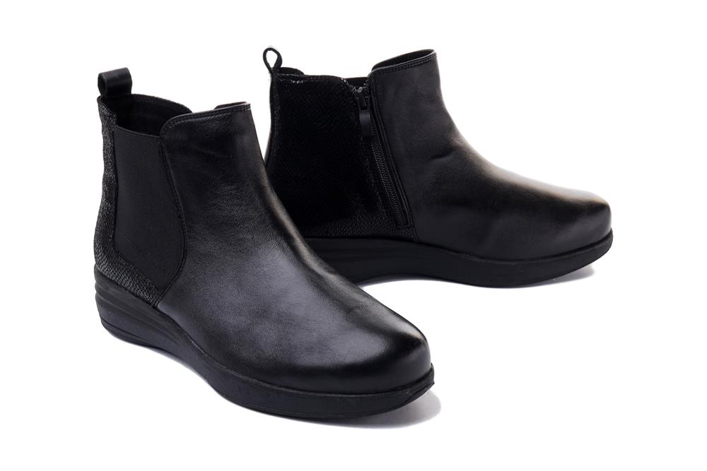 CAPRICE 25454-29 black soft, botki damskie - Caprice