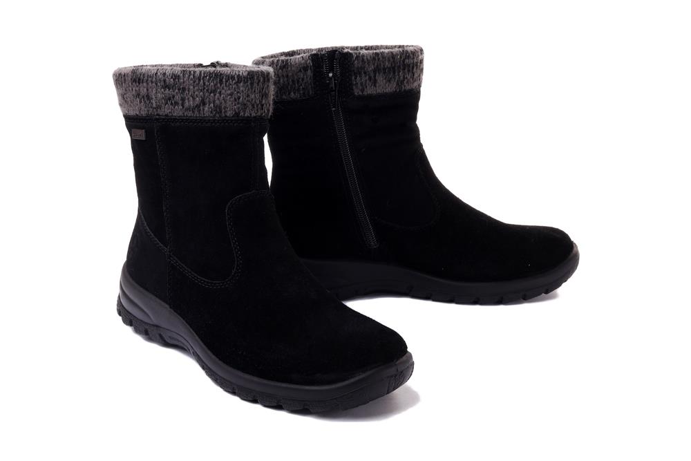 RIEKER TEX L7165-00 black, botki damskie - Rieker
