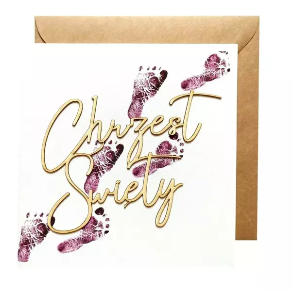 Kartka Chrzest Święty - Naem