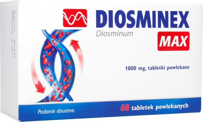 VP Valeant Polska Diosminex Max 60 tabletek 8071112