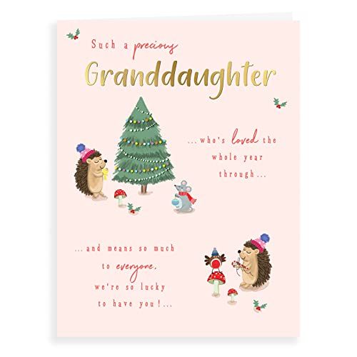 Kartka świąteczna z postacią wnuczka - 20 x 15 cm - Piccadilly Greetings