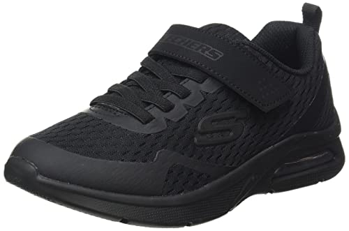 Skechers Sneakersy Microspec Max Torvix chłopięce, Czarne wykończenie tekstylne, 34 EU