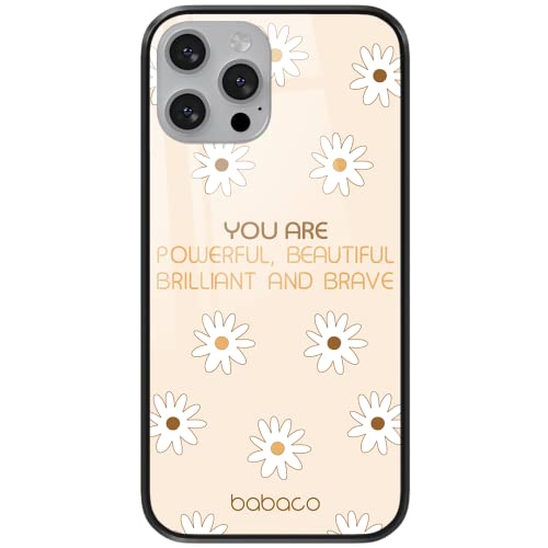 ERT GROUP etui na telefon Apple Iphone 7 PLUS/ 8 PLUS, case oryginalny i oficjalnie licencjonowany przez Babaco, wzór Positive vibes 003, wykonany z hartowanego szkła, etui ochronne
