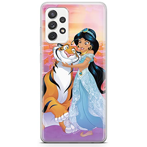 ERT GROUP etui na telefon Samsung A73 5G, case oryginalny i oficjalnie licencjonowany przez Disney, wzór Jasmine i Aladyn 001, optymalnie dopasowane, plecki z TPU częściowo przeźroczyste
