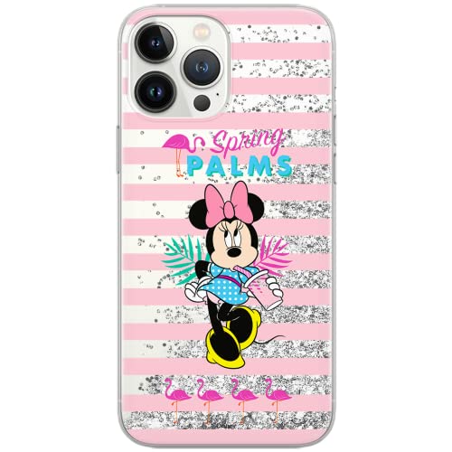 ERT GROUP etui na telefon Apple Iphone 6 PLUS/ 7 PLUS / 8 PLUS, case oryginalny i oficjalnie licencjonowany przez Disney, wzór Minnie 028, optymalnie dopasowane, z efektem płynnego brokatu