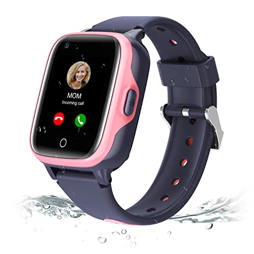Birgus Smartwatch dla dzieci, Smart Watch dla dzieci, krokomierz, licznik kalorii, wideo, MP3, muzyka, latarka, budzik, kalkulator, dla chłopców, dziewczynek, studentów, prezent, czarny, 1