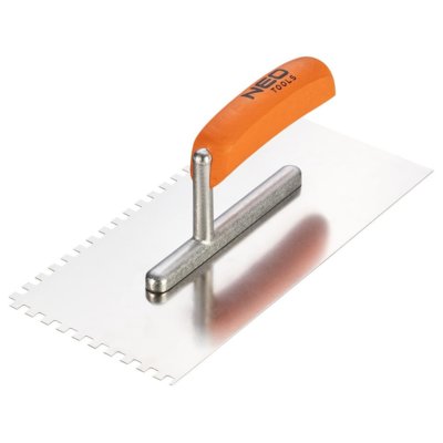 Neo Paca z zębami, 270 x 128 mm, ząb 8 x 8 x 8 mm, uchwyt drewniany TOP-50-163