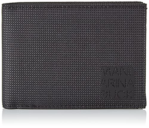 Mandarina Duck District, Akcesoria Podróżne - Portfele Mężczyźni, Czarny Ink, cm 13 x 9,5 2,5, Czarny atrament
