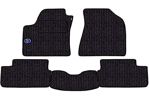 Zestaw Maty wykonane dla TOYOTA YARIS HYBRID od roku 2020 następnie z włókna dolnego dywan Made in Italy z ANTRACIT +Logo