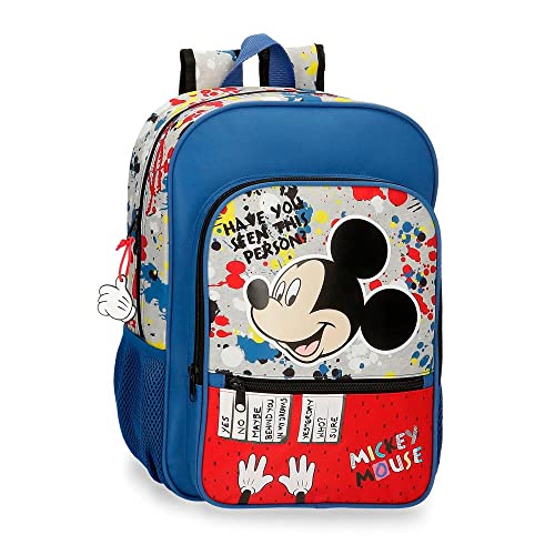 Disney Mickey Colour Mayhem Plecak, Wielobarwny, plecak szkolny