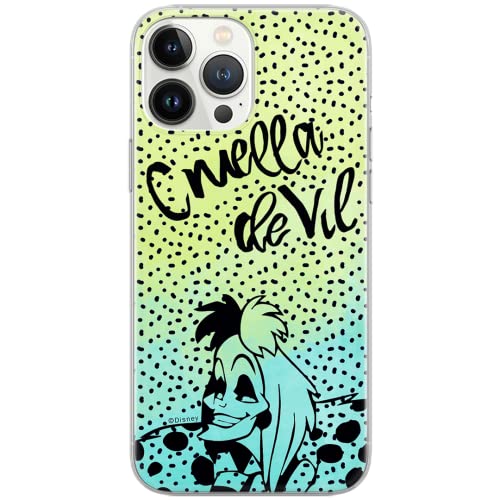 ERT GROUP etui na telefon Huawei P30, case oryginalny i oficjalnie licencjonowany przez Disney, wzór Cruella 002, optymalnie dopasowane, plecki z TPU