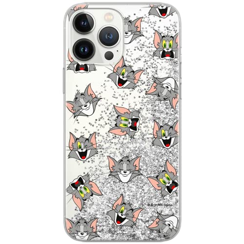 ERT GROUP etui na telefon Apple Iphone XS Max, case oryginalny i oficjalnie licencjonowany przez Tom and Jerry, wzór 007, optymalnie dopasowane, z efektem płynnego brokatu