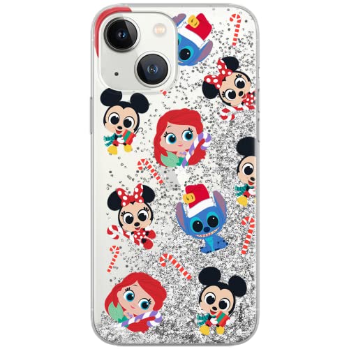 ERT GROUP etui na telefon Apple Iphone 13, case oryginalny i oficjalnie licencjonowany przez Disney, wzór Disney Friends 002, optymalnie dopasowane, z efektem płynnego brokatu