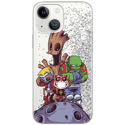 ERT GROUP etui na telefon Apple Iphone 13, case oryginalny i oficjalnie licencjonowany przez Marvel, wzór Guardians of the Galaxy 017, optymalnie dopasowane, z efektem płynnego brokatu