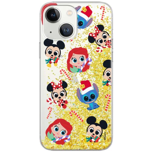 ERT GROUP etui na telefon Apple Iphone 13, case oryginalny i oficjalnie licencjonowany przez Disney, wzór Disney Friends 002, optymalnie dopasowane, z efektem płynnego brokatu