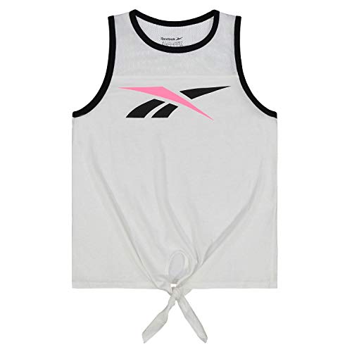 Reebok Top Big Mesh Tie Front Koszulka Dziewczyny