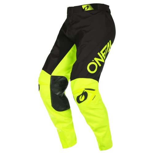O'NEAL | Spodnie motocyklowe Motocross | Enduro | Wytrzymały materiał Denier, większa swoboda ruchów, sportowy krój | Mayhem Hexx V.22 Pants | Adult | Black Yellow | Rozmiar 28/44
