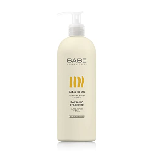 Laboratorios Babé - 500 ml żel do kąpieli dziecięcej, miękkość, ochrona i nawilżenie, dla niemowląt, chłopca i dziewczynki, noworodka, odświeżający, wrażliwa skóra, codzienne użycie, mydło do ciała