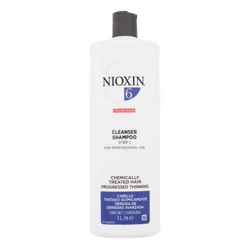 Nioxin System 6 Color Safe Cleanser Shampoo szampon do włosów 1000 ml dla kobiet