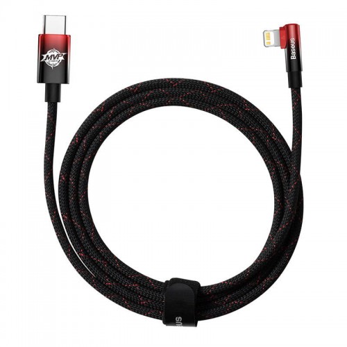 Kabel USB-C do Lightning Baseus MVP 20W 2m (czarno-czerwony)