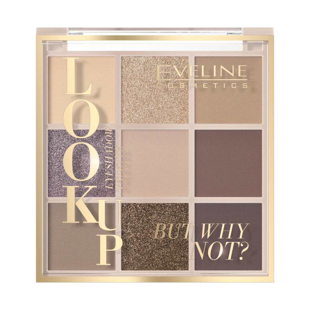 Eveline Cosmetics Look Up Paleta 9 cieni do powiek, But why not BUT WHY NOT 10.8 g