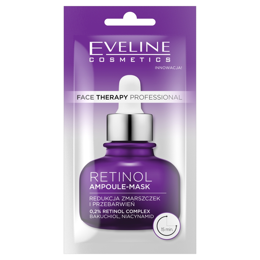 Eveline Cosmetics Face Therapy Professional Ampoule-mask Kremowa maseczka, Retinol 8.0 ml