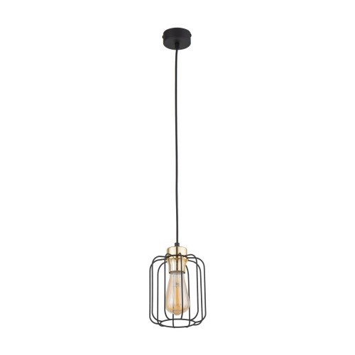 Galaxy New lampa wisząca 1-punktowa czarna/złota 4714