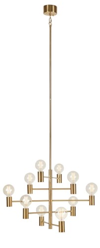 Markslojd lampa wisząca Paris 10L 10xE27 ciemny mosiądz 108117