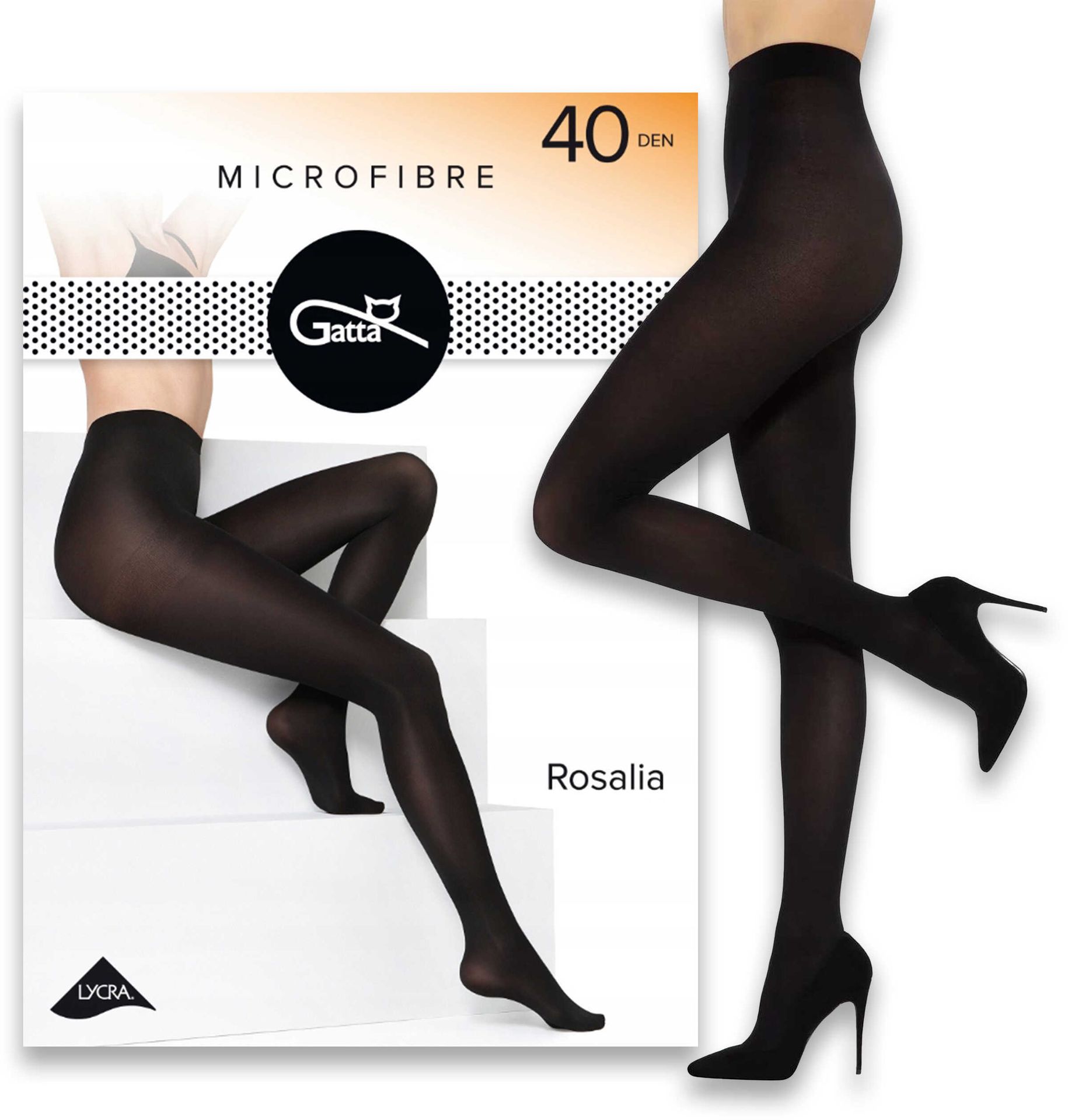 rajstopy z microfibry Rosalia 40 DEN Gatta