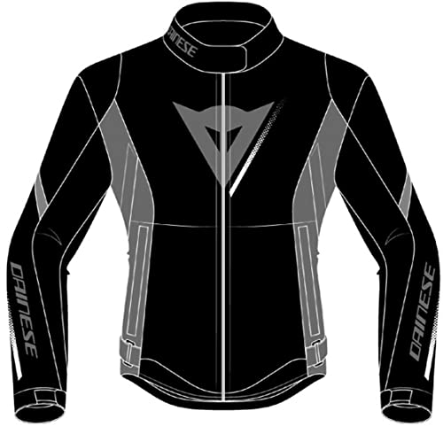 Dainese Veloce D-Dry Damska kurtka tekstylna motocyklowa Czarny/szary/biały 46