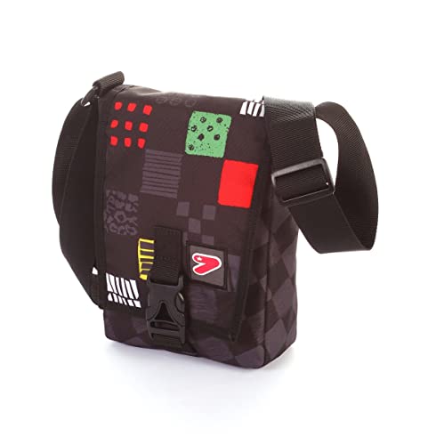 Siedem Pasek na ramię The Double Emo Boy, Czarny, Taglia Unica, amerykański