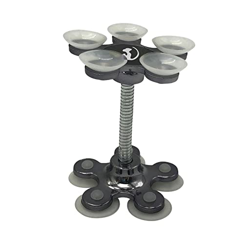 Pirox Wonky Monkey - Uchwyt przegubowy do smartfonów, 10 przyssawek, czarny