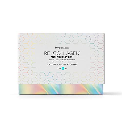 Re-Collagen Anti-Age Daily Lift - Krem do twarzy - Na bazie ABC COMPLEX z kwasem hialuronowym - Anti Age, dla kolagenu - 50 ml