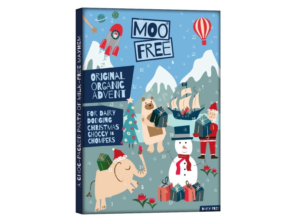 Veganz Moo-free - Organiczny kalendarz adwentowy, 70 g