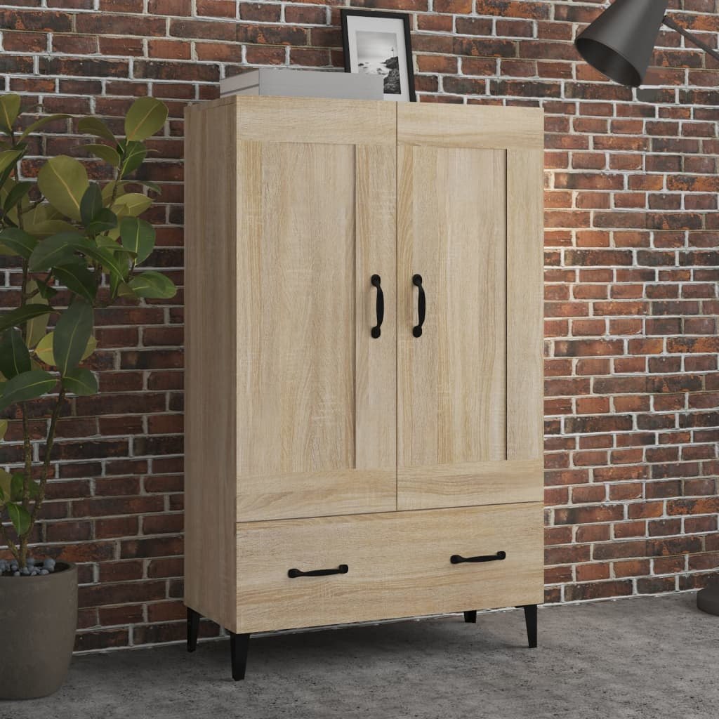 Lumarko Wysoka szafka, dąb sonoma, 70x31x115cm, materiał drewnopochodny
