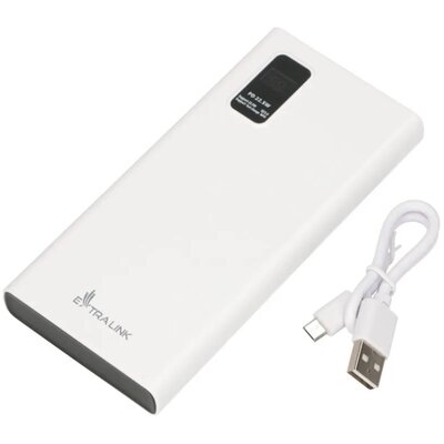 Extralink Powerbank EPB-067W 10000mAh Biały