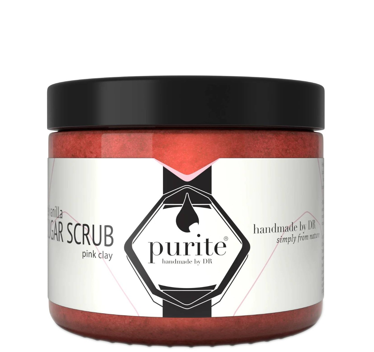 Purite - Scrub cukrowy róża - wanilia 250 ml