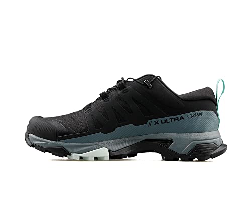 Salomon Damskie buty trekkingowe X Ultra 4 GTX W, Black Stormy Weather Opal Blue - 7