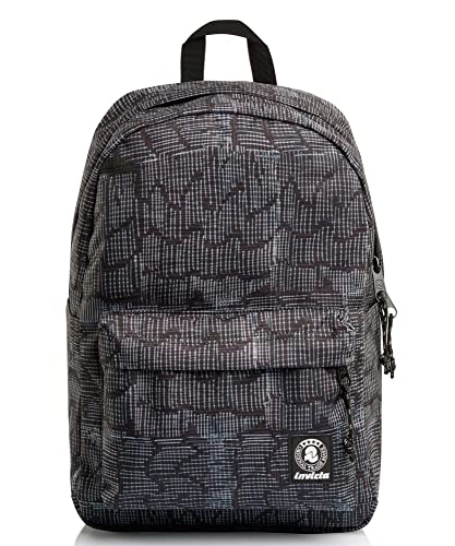 Siedem -, Plecak Carlson Invicta Fatntasy Szkoła I Wypoczynek Kieszeni Dorosły Unisex Dorosły, Szary (szary), Rozmiar 32x44x21 CM, Szary, Dimensione: 32x44x21 CM, amerykański