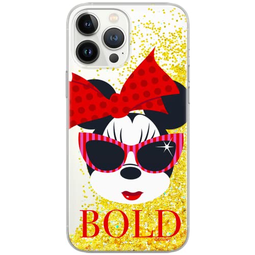 ERT GROUP etui na telefon Apple Iphone 6/6S, case oryginalny i oficjalnie licencjonowany przez Disney, wzór Minnie 045, optymalnie dopasowane, z efektem płynnego brokatu