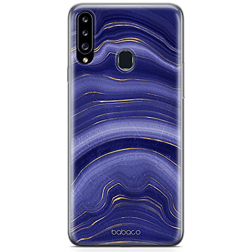 ERT GROUP etui na telefon Samsung A20S, case oryginalny i oficjalnie licencjonowany przez Babaco, wzór Marble 005, optymalnie dopasowane, plecki z TPU