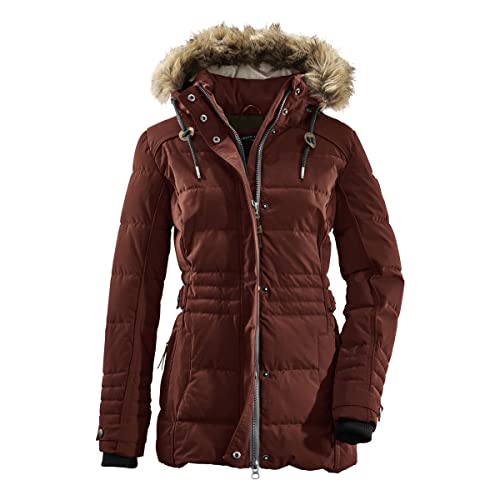 G.I.G.A. DX (GIGEQ Damska kurtka funkcyjna o wyglądzie puchu z odpinanym kapturem Oiva, jesienne liście, 40, 34490-000